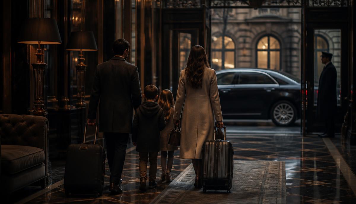 Private chauffeur car in London arranged for visitors travelling from Estonia.