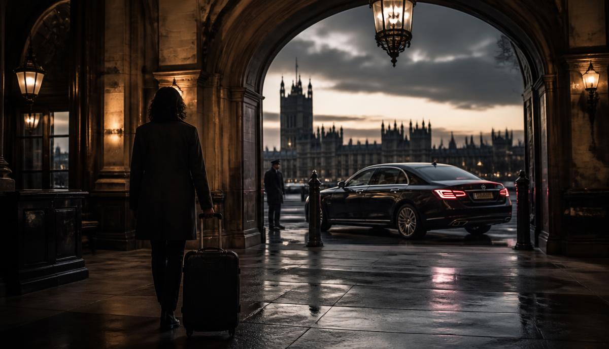 Private chauffeur car in London arranged for visitors travelling from France.