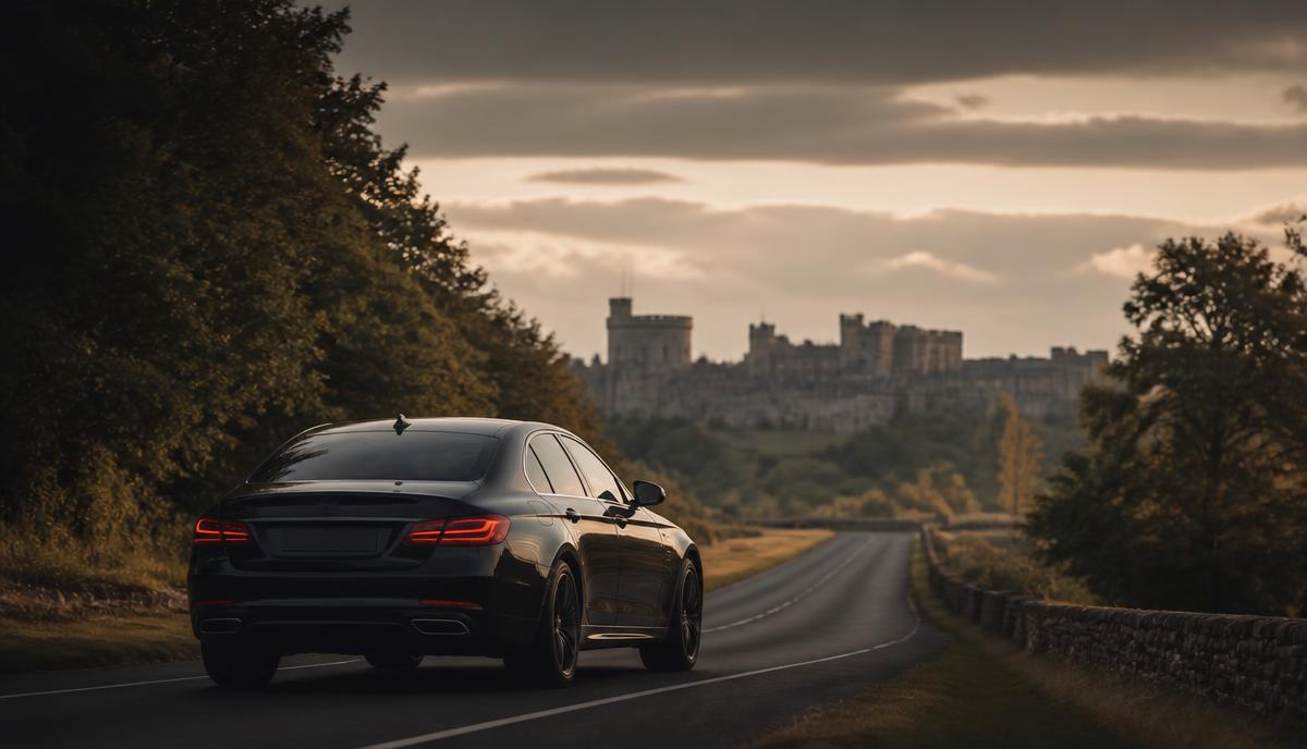 Private chauffeur car in London arranged for visitors travelling from Slovenia.
