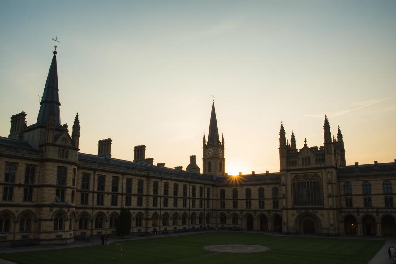 Oxford college spires and honey-coloured stone quadrangles on a private day tour from London