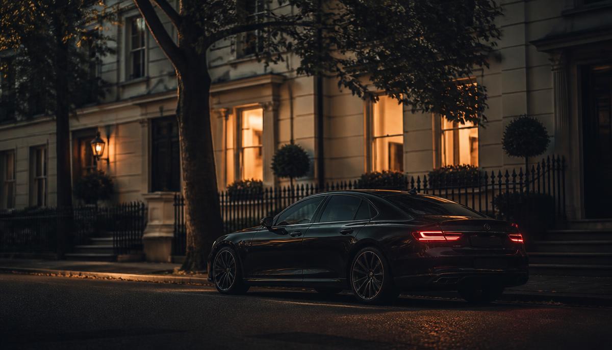 Private chauffeur car in London arranged for visitors travelling from Ukraine.